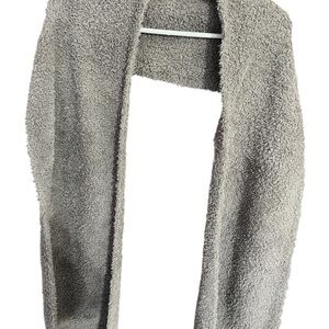 Barefoot Dreams CozyChic pewter gray scarf